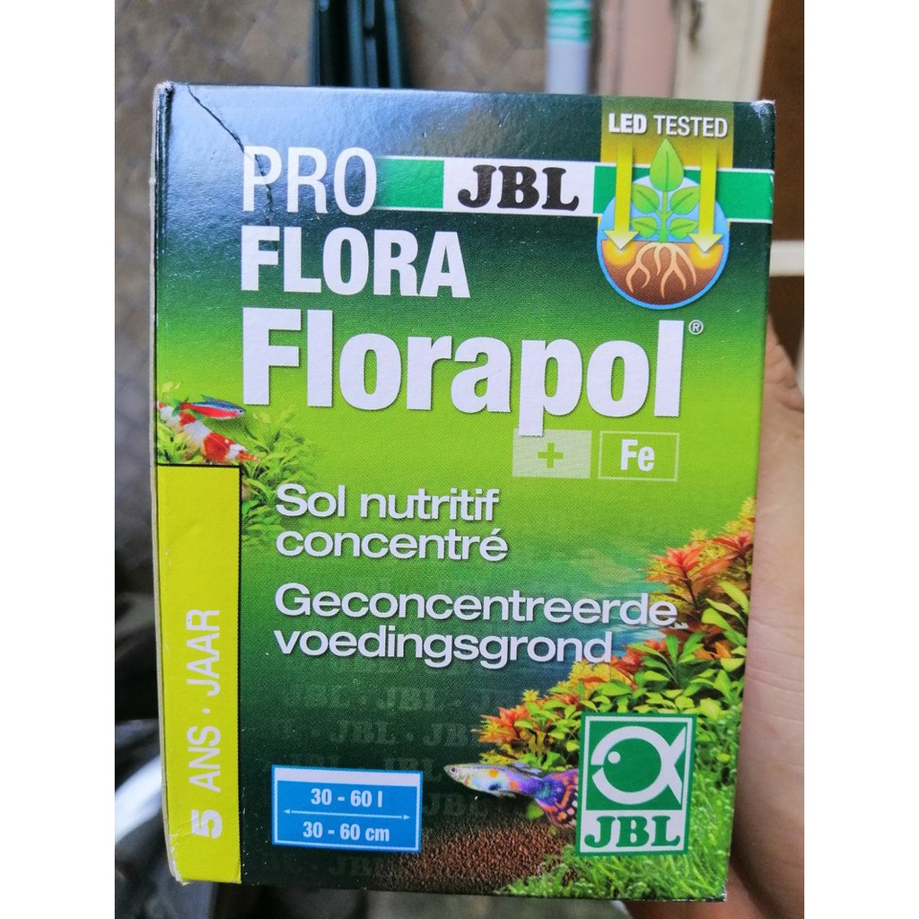 Cốt nền JBL-Florapol xuất xứ tại Đức hộp 350g dành cho hồ thủy sinh