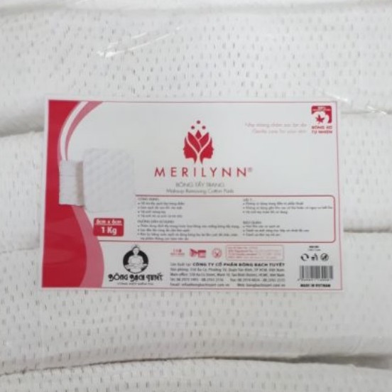 Bông Tẩy Trang Bạch Tuyết Merilynn 1 Kg