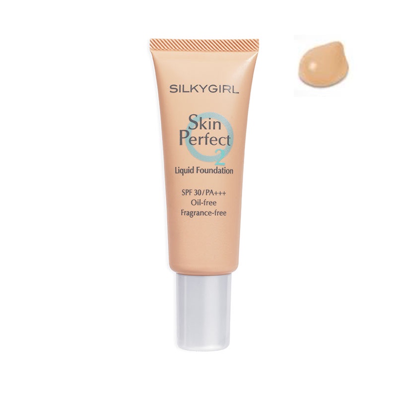 Kem Nền Che Phủ Tự Nhiên Silkygirl Skin Perfect Liquid Foundation SPF 30 PA+++
