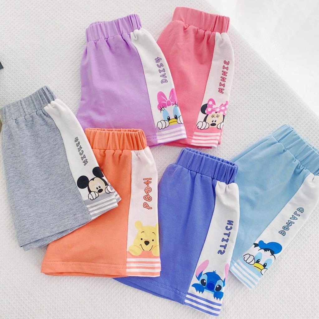 Lyvyshop - (Cotton SG chính phẩm) Quần đùi bé trai, bé gái siêu dễ thương cho bé từ 09-23kg