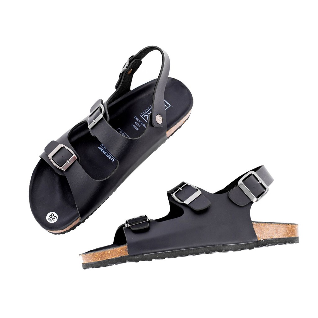 Giày sandal UNISEX xuất khẩu Châu Âu dòng PU leather Mã D02