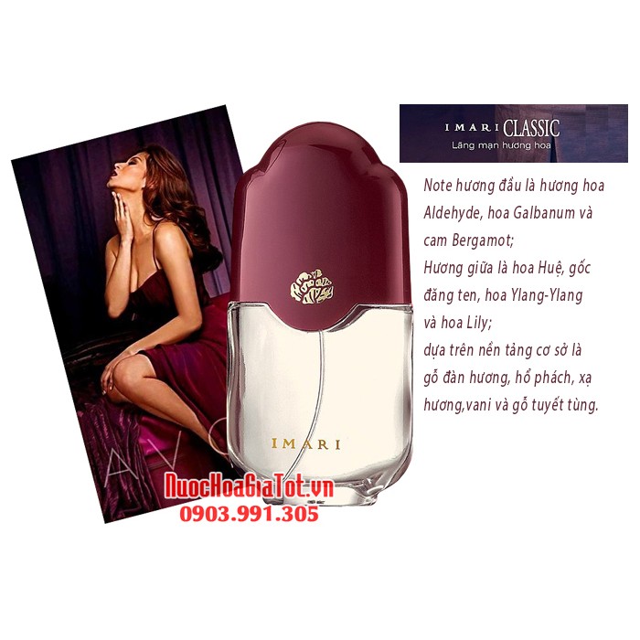 FREE SHIP CHÍNH HÃNG NƯỚC HOA NỮ AVON IMARI CLASSIC 50ML MÀU NÂU