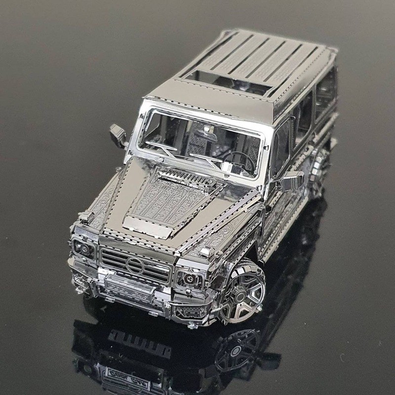 Mô hình 3D kim loại lắp ráp ô tô Mercedes-Benz G500 [Chưa lắp]