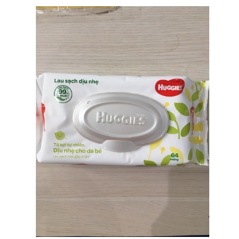 Khăn ướt Huggies không mùi/hương lô hội 64 miếng:Không mùi