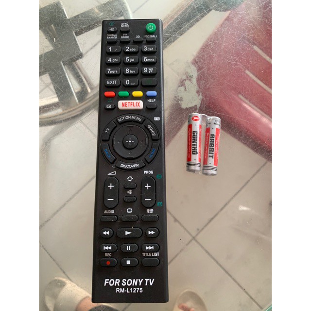 ĐIỀU KHIỂN REMOTE tivi SMATR SONY RM-L 1275 loại thường