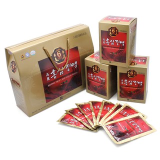 Hồng sâm nước 6 tuổi Hàn Quốc (30 gói x 70ml) tặng 1 gói kẹo sâm