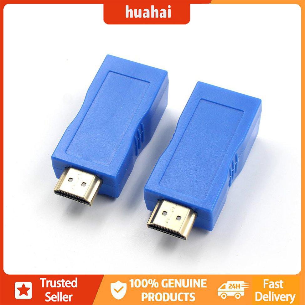 Bộ phát nối dài tương thích HDMI Bộ chuyển đổi TX / RX Bộ điều hợp Ethernet LAN không có HP