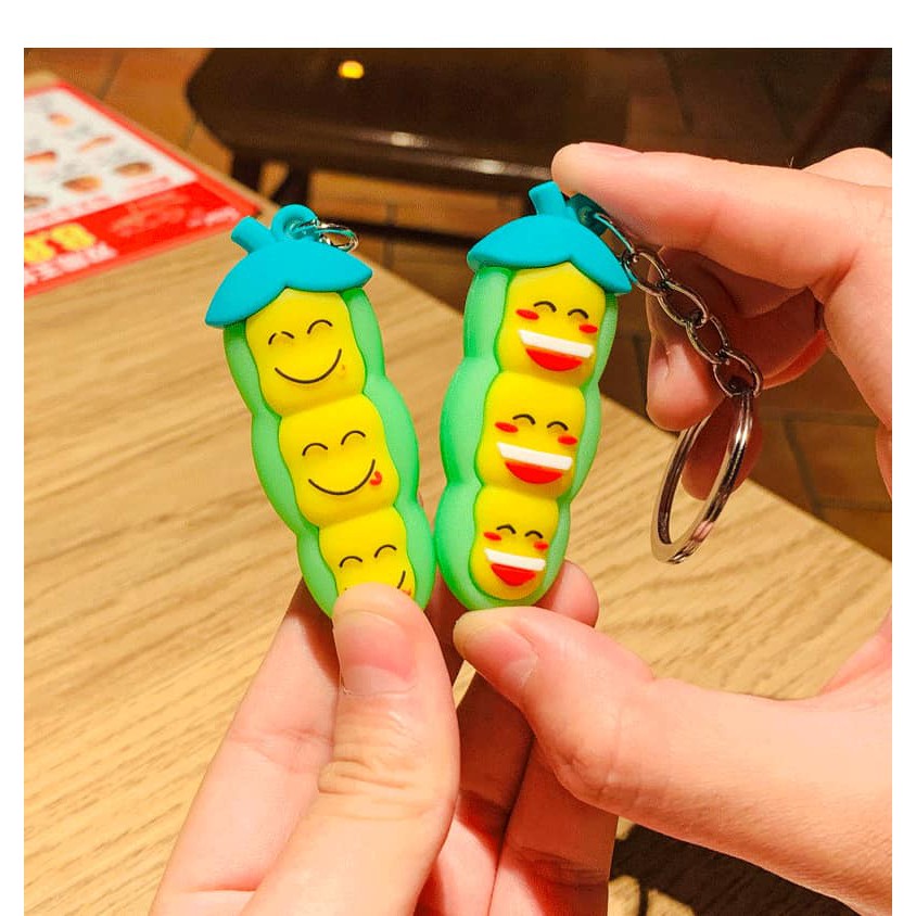 Móc Chìa Bắp Ngô Cảm Xúc Kute (Ảnh Thật)