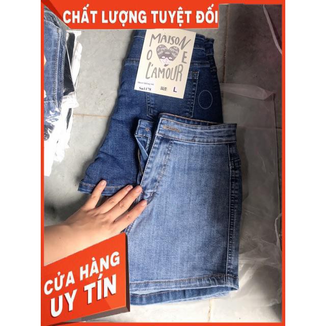 QUẦN SHORT JEANS ÔM LƯNG SIÊU CAO KO TÚI- ảnh thật shop chụp | BigBuy360 - bigbuy360.vn