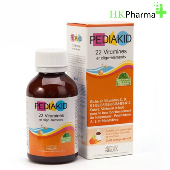 Vitamin PediaKid Bổ Sung 22 Vitamin và Khoáng Chất Cho Bé Từ 6 Tháng Tuổi (Chai 125ml)