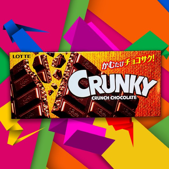 [Mã 156FMCGSALE hoàn 8% đơn 500K] Lotte Chocolate Crunky thanh 34gr | BigBuy360 - bigbuy360.vn