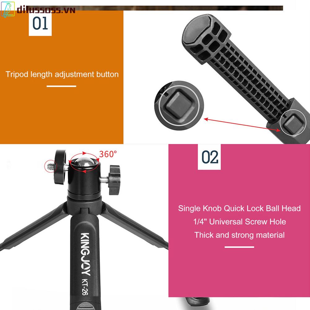 Giá đỡ ba chân mini 2 khớp xoay 360 độ cho điện thoại | BigBuy360 - bigbuy360.vn