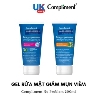 Gel Rửa Mặt Giảm Mụn Compliment No Problem 200ml