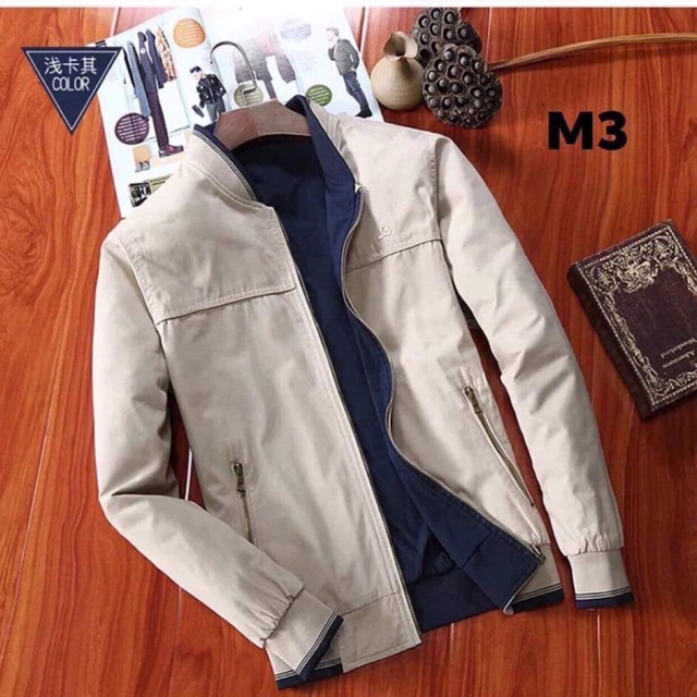 Áo khoác nam 2 mặt