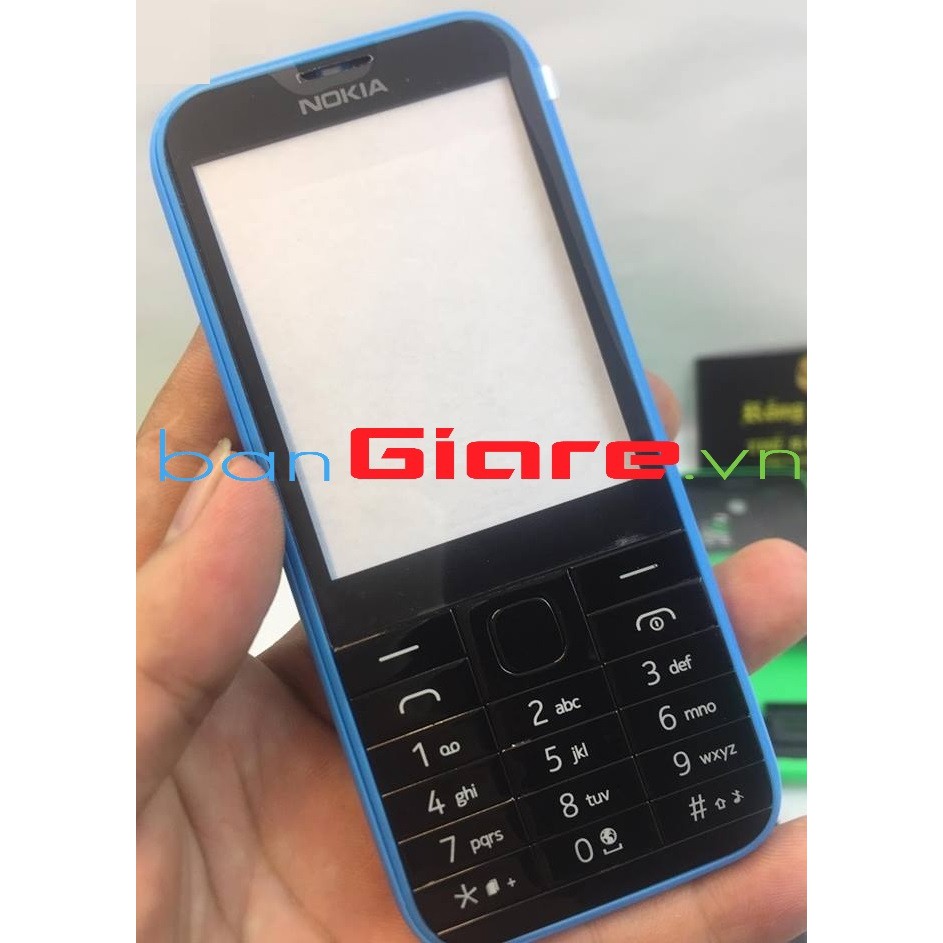 BỘ VỎ NOKIA 225 MÀU XANH