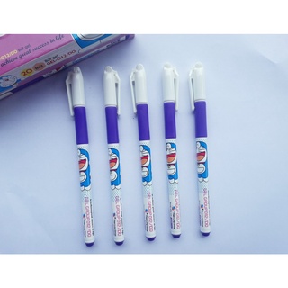 Set 10 chiếc Bút gel doremon TÍM Thiên Long DO-012