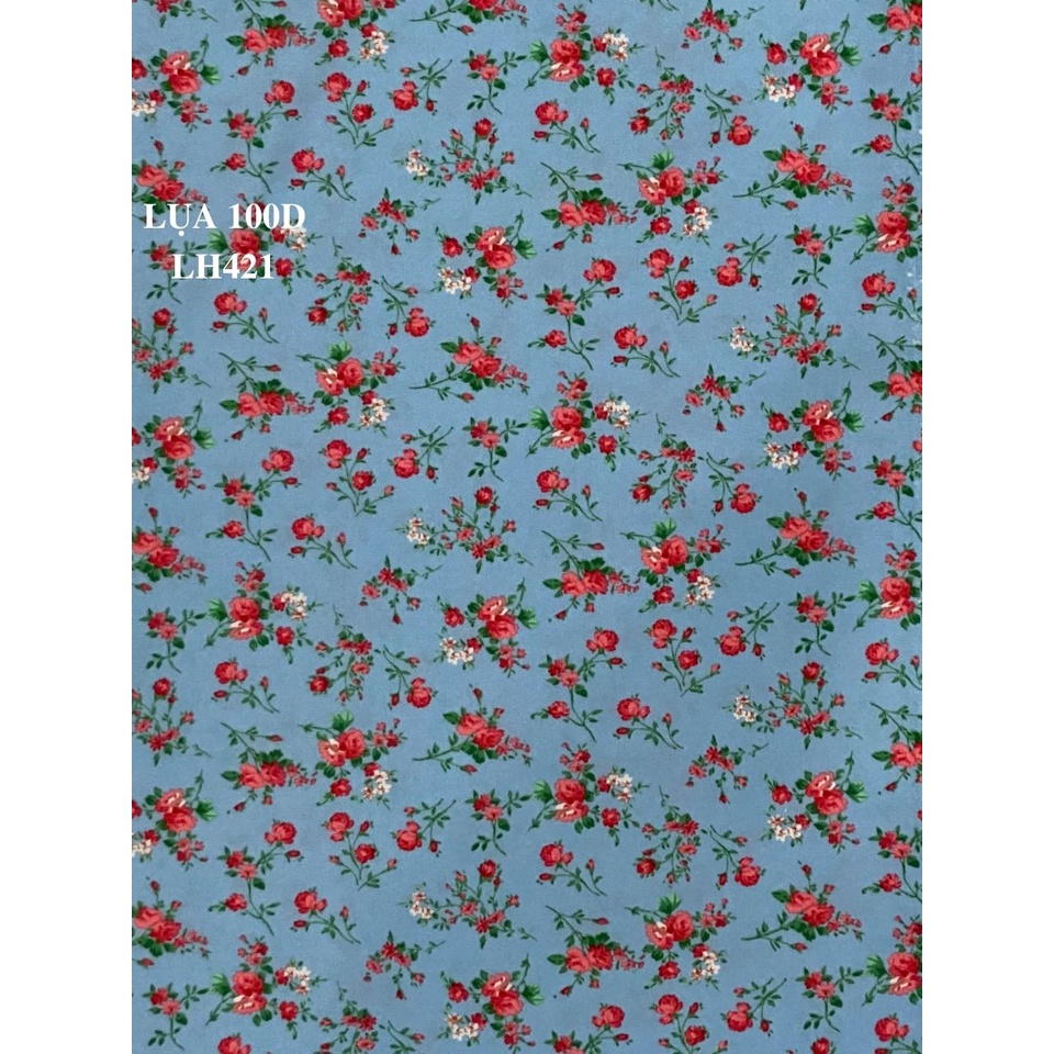 VẢI LỤA 100D HOA NHÍ - DÒNG VẢI THÔNG DỤNG - 1 MÉT X 1M5