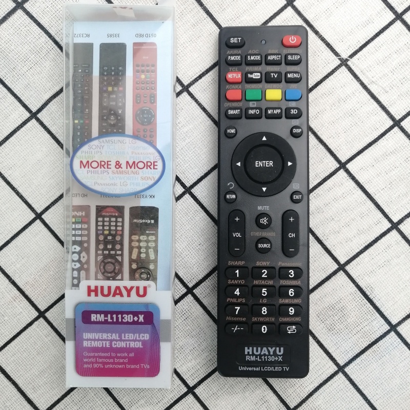 Điều khiển Remote Tivi Đa Năng model  RM-L1130+X mẫu mới