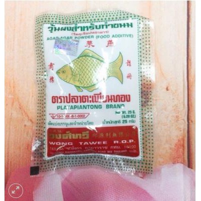 Bột Rau Câu Giòn Thái Lan 1 Gói 25gr