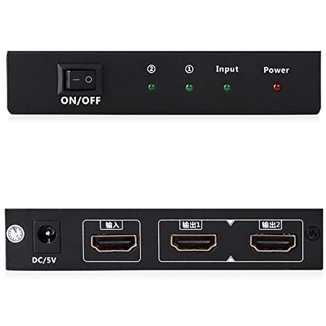 Bộ chia HDMI 1 ra 2 Ugreen UG- 40201 hỗ trợ 1.4v, 3D chất lượng cao - Hàng Chính Hãng