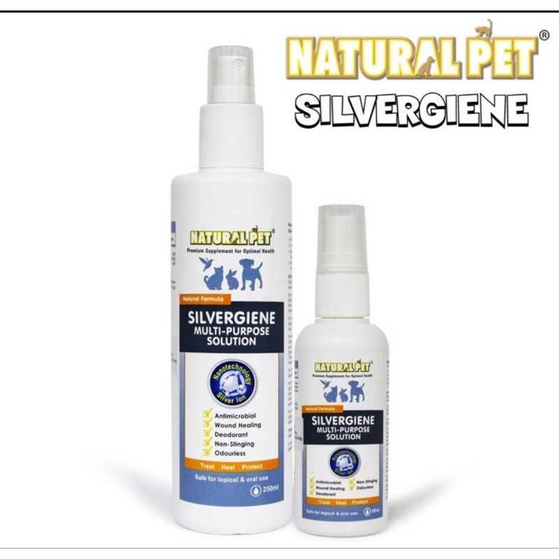 Xịt Nano bạc Silvergiene cho chó mèo viêm da, nấm