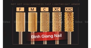 Đầu mài vàng đầu vuông