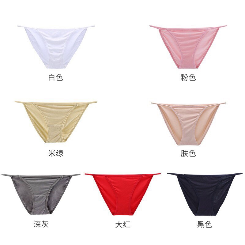 Quần lót nữ- quần chip cotton sexy dây hông H12