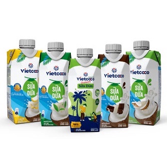 1 thùng ( 12 hộp) Sữa Dừa organic , Sữa Dừa  Socola , Sữa Dừa  truyền thống 330ml/hộp VIETCOCO  - BAO SỈ RẺ NHẤT