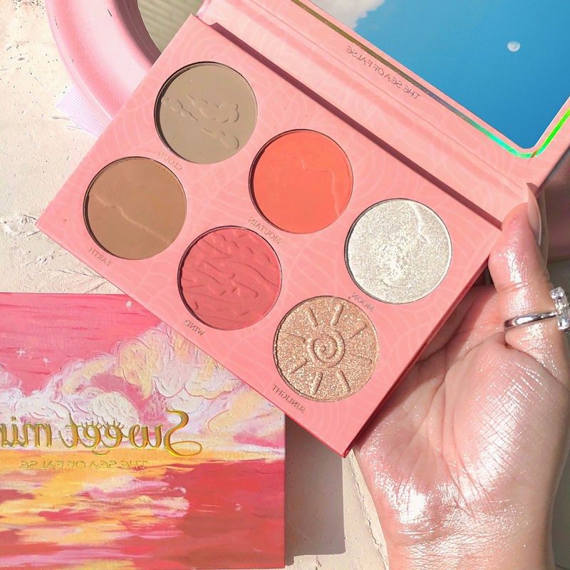 Bảng Phấn Bắt Sáng Và Tạo Khối 6 Màu Lấp Lánh Cao Cấp | BigBuy360 - bigbuy360.vn