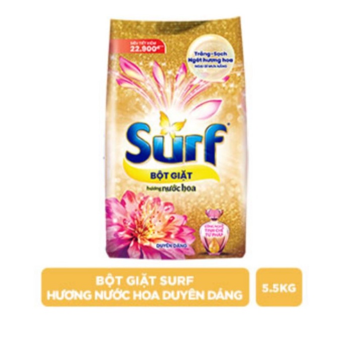 Bột giặt Surf 5.8kg 5.5kg