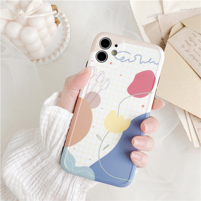 Ốp lưng iphone Hoa Hàn IMD dày dặn viền nổi 5/5s/6/6plus/6s/6splus/7/7plus/8/8plus/x/xr/xs/11/12/pro/max/plus/promax | BigBuy360 - bigbuy360.vn