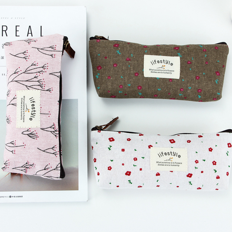 Túi Đựng Bút In Họa Tiết Xinh Xắn