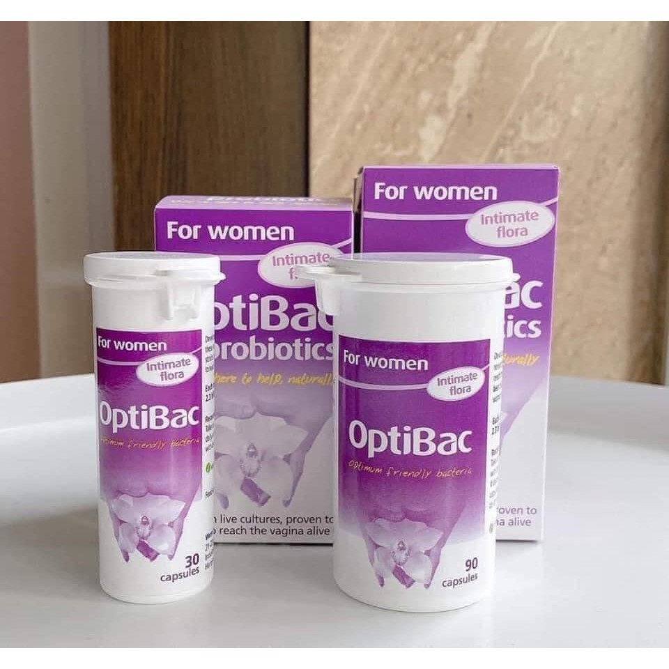 Viên uống Men vi sinh Optibac tím  chuẩn nội địa UK