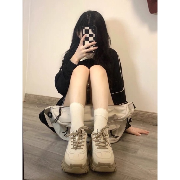 Giày Thể Thao Đế Cao Phong Cách Unisex hợp với mọi loại quần áo