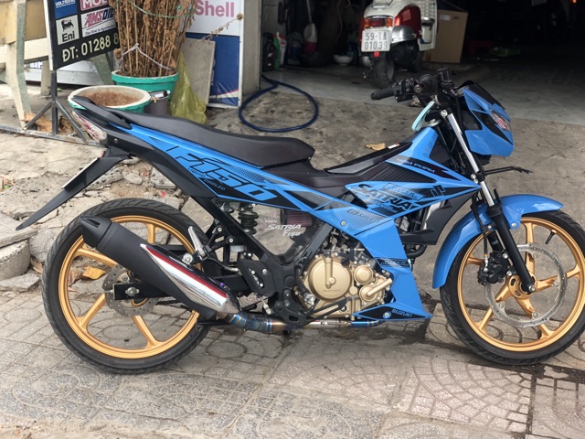 Kim phun GSX gắn Satria Raider Fi 10 lỗ chính hãng Suzuki indo