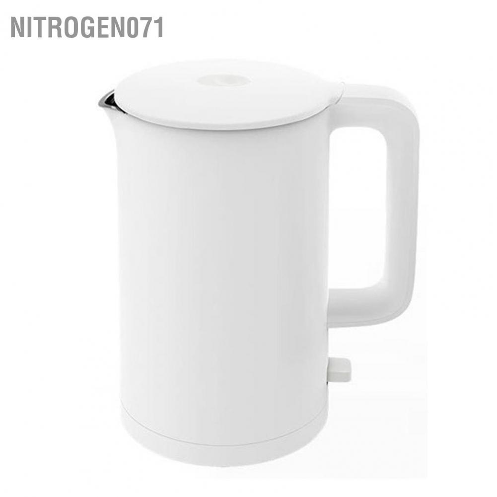 Nitrogen071 Electric Kettle 1.5L Large Capacity Stainless Steel Automatic Hot Water Boiler 1800W AC220V