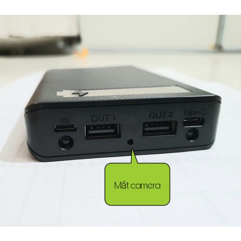 Sạc dự phòng 5000 mAh tích hợp camera an ninh, camera wifi siêu rẻ độ phân giải 4k/1080 siêu nét, camera giá rẻ