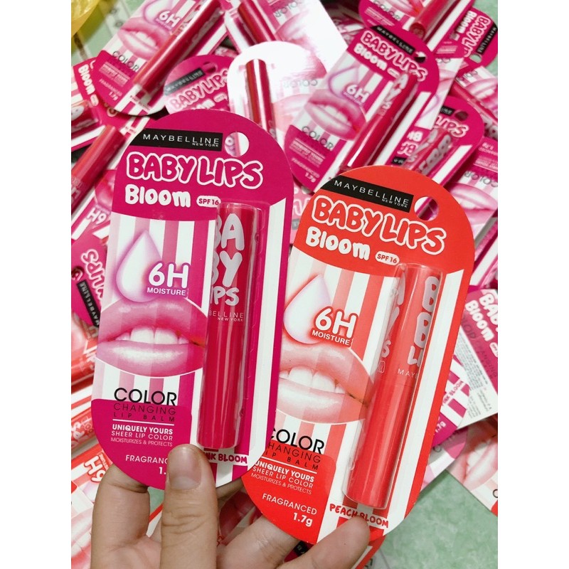 Son dưỡng môi Baby Lips Bloom Maybelline New York chống nắng SPF 16 (có màu) 1.7g