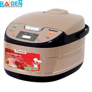 Nồi cơm điện tử 1.8L Nagakawa NAG0103 đa chức năng nấu và chế độ giữ ấm cơm