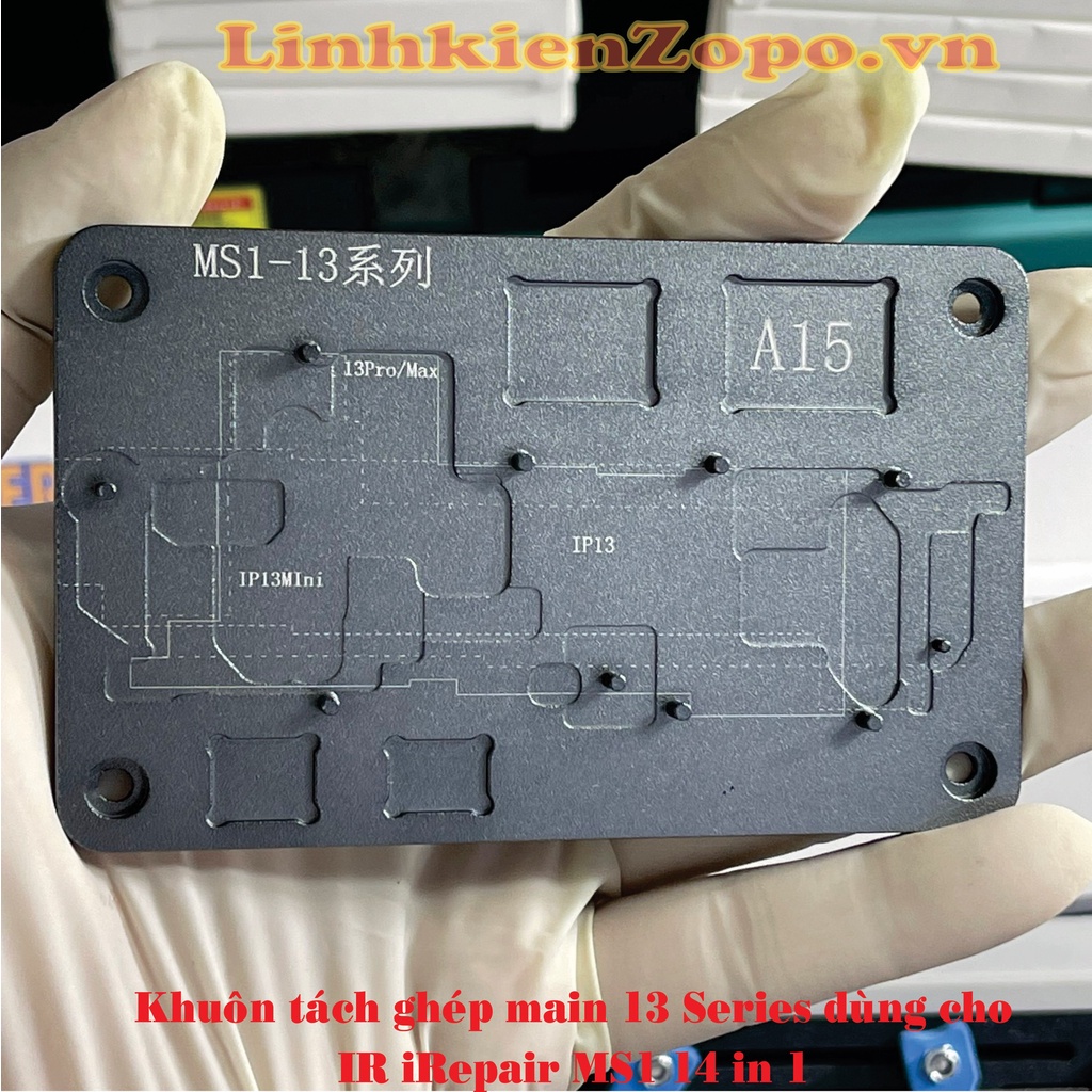 Bộ đế trợ nhiệt tách ghép main MiJing IR iRepair MS1 Support X đến 14PRM