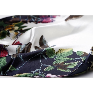 Khăn lụa vuông bandana làm áo 90x90cm
