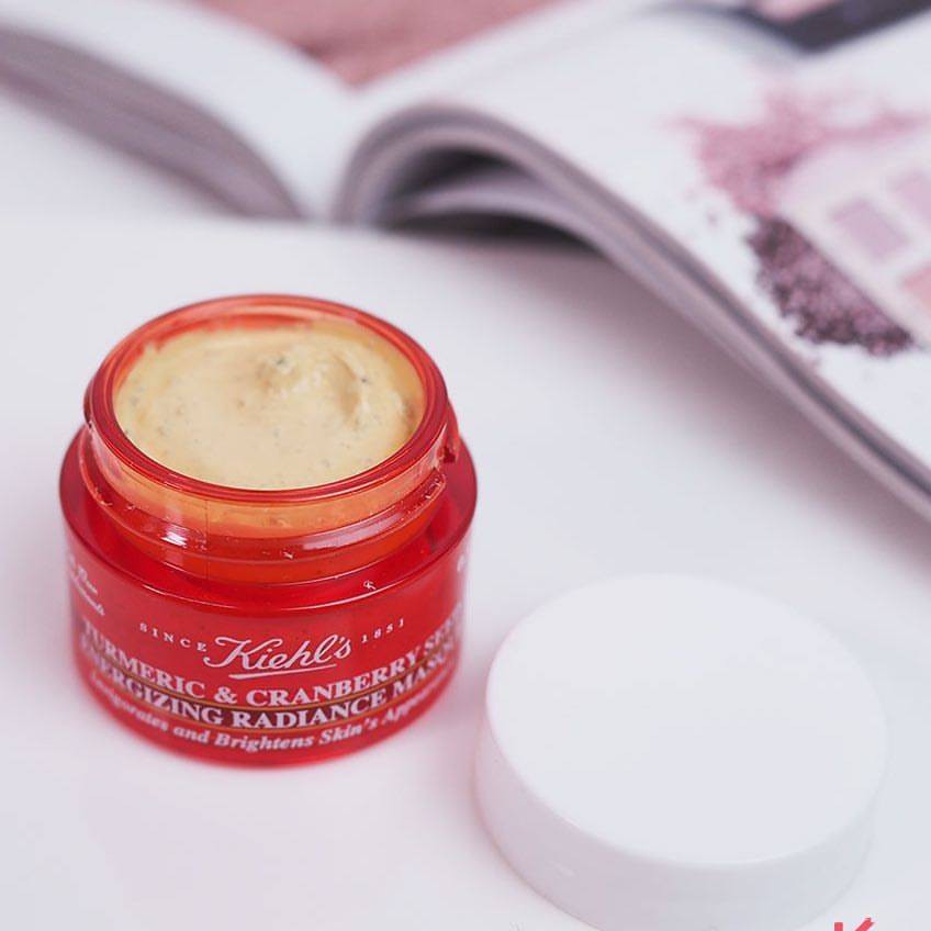 Mặt nạ nghệ Kiehl’s Tumeric &amp; Cranberry Seed Energizing Radiance Masque