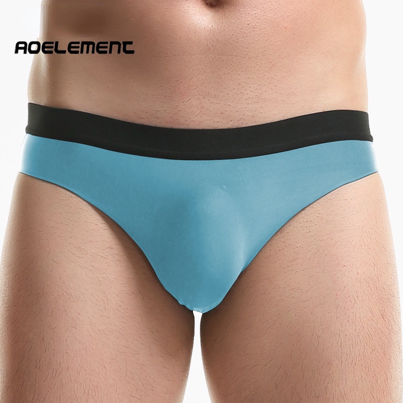 Quần Lót Lụa Lạnh Siêu Mỏng Không Đường May Mềm Mại Thoải Mái Thời Trang Mùa Hè Cho Nam Giới 406