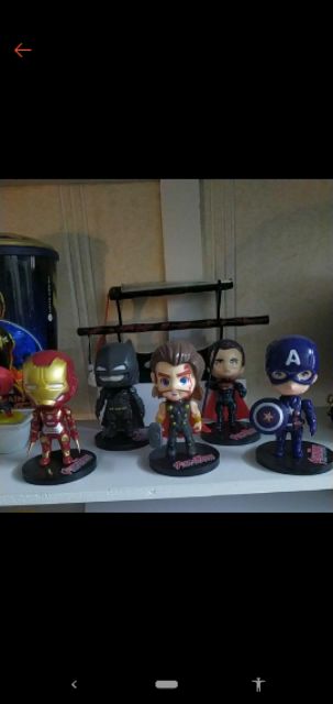 Bộ mô hình siêu anh hùng Marvel Avengers, siêu nhân trang trí bánh kem