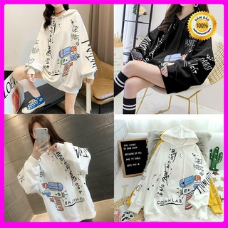 [Ảnh Thật] Áo Khoác Nữ Hoodie Hàn Quốc Thun Nỉ Ngoại Free Size 70kg AK67