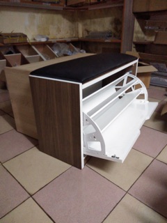 Kệ giày kiêm ghế ngồi