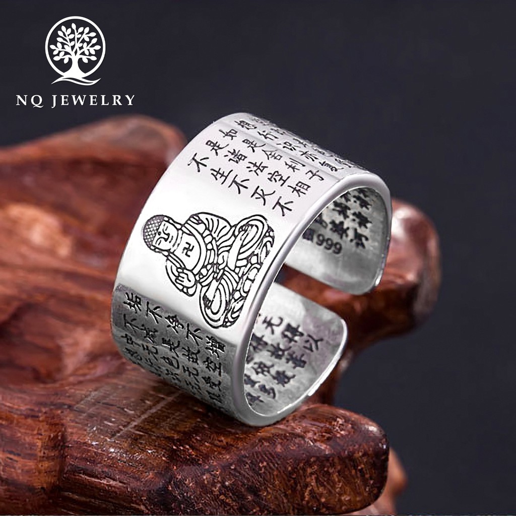 Nhẫn phật bản mệnh hộ mệnh phong thủy 12 con giáp - NQ Jewelry