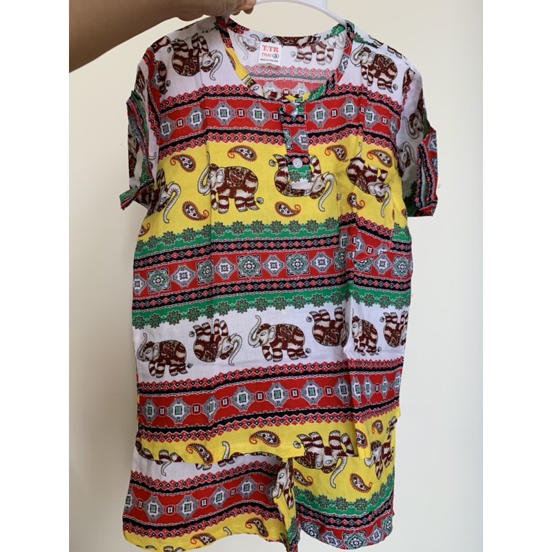 Bộ tole đùi thổ cẩm cho bé trai bé gái 12-35kg
