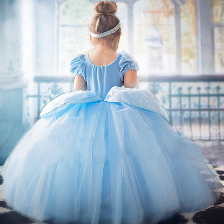 NNJXD Đầm công chúa Anna dùng hóa trang lễ Halloween dành cho bé gái