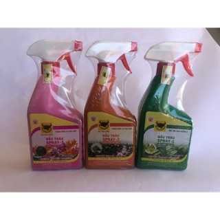 Bộ 3 đầu trâu cho phong Lan và cây cảnh dạng bình xịt